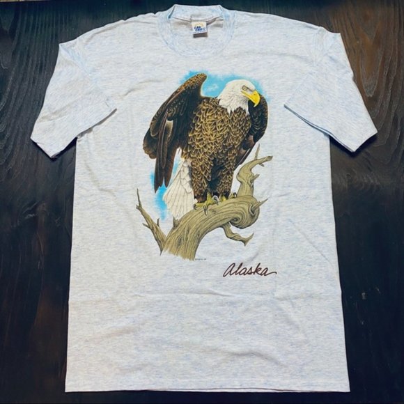 Other - Vintage Bald Eagle T Shirt Habitat 1988 USA Made L